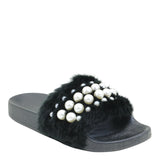 Christa - Faux Fur Comfy Sandals
