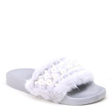 Christa - Faux Fur Comfy Sandals