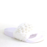 Christa - Faux Fur Comfy Sandals