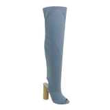 Hannah - Cut Out Knee-High Boot