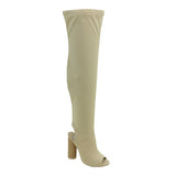 Hannah - Cut Out Knee-High Boot