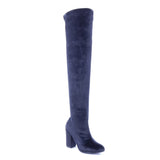 Vanessa Velvet Knee-High Boots