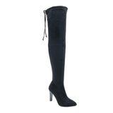 Tessa - Classic Suede Knee High Boots